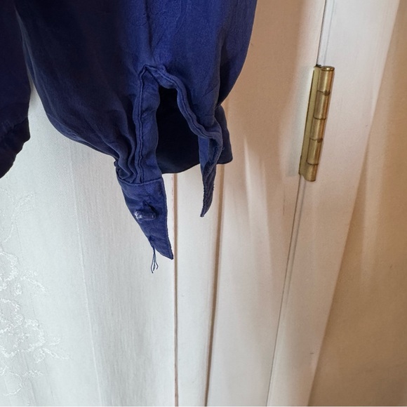 Vintage Oleg Cassini Floral Silk Blouse - Picture 5 of 11